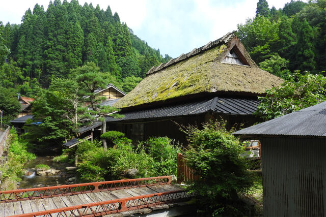 山村 古民家 晩夏