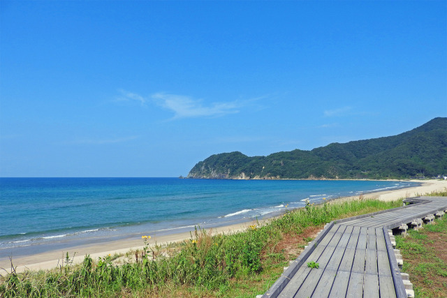 海岸 秋 日本海14