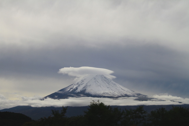 窓からの富士山