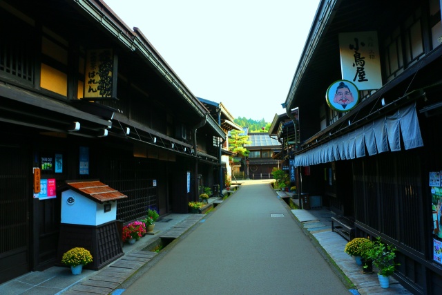 高山の古い町並み