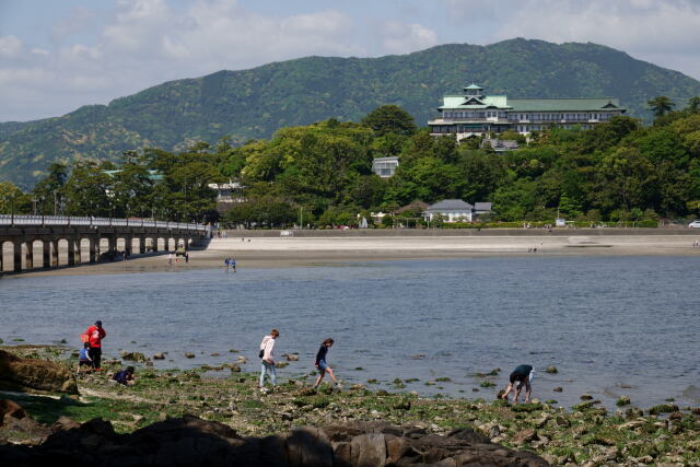 竹島にて