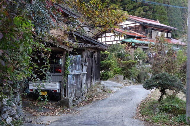 初冬の山村集落