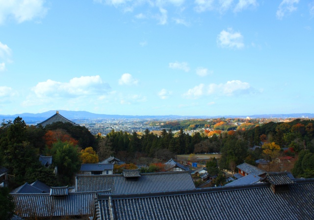 初冬の奈良市