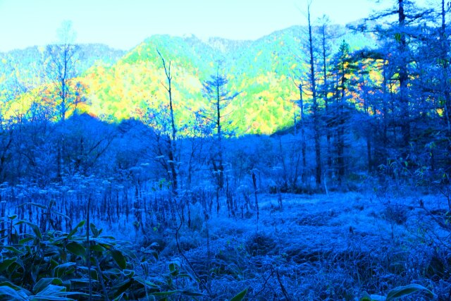 初冬の上高地