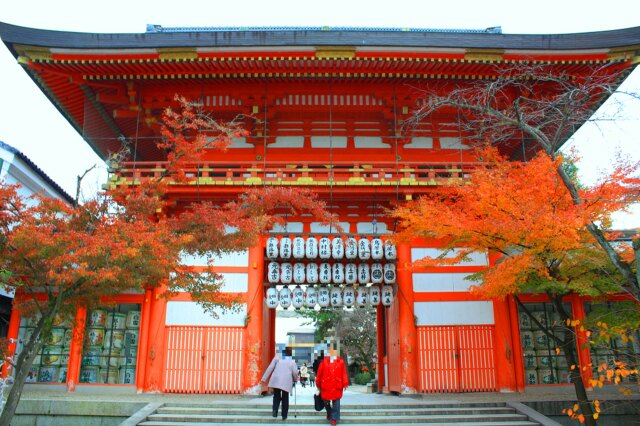 賀正 八坂神社