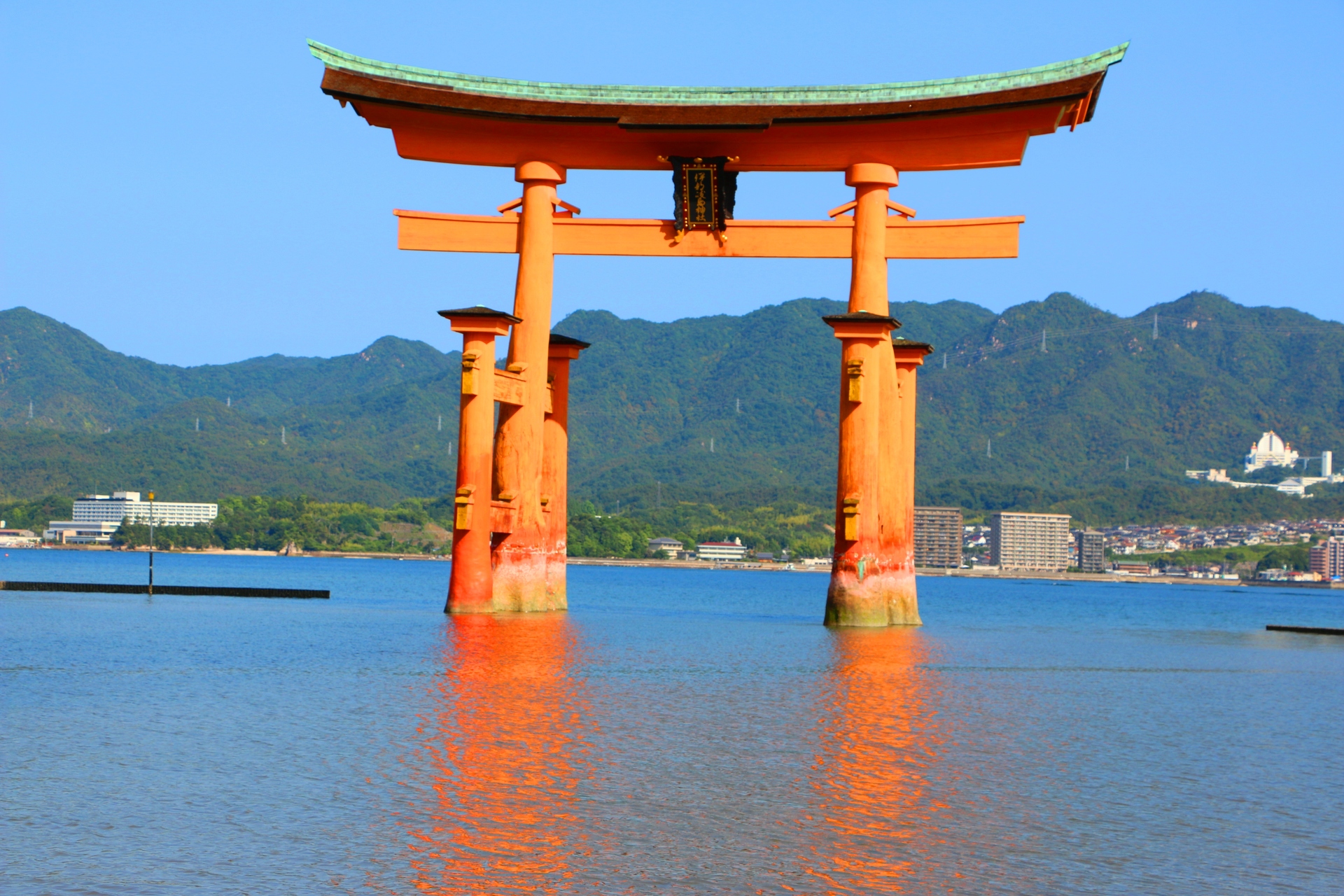 日本の風景 賀正 厳島神社 壁紙19x1280 壁紙館