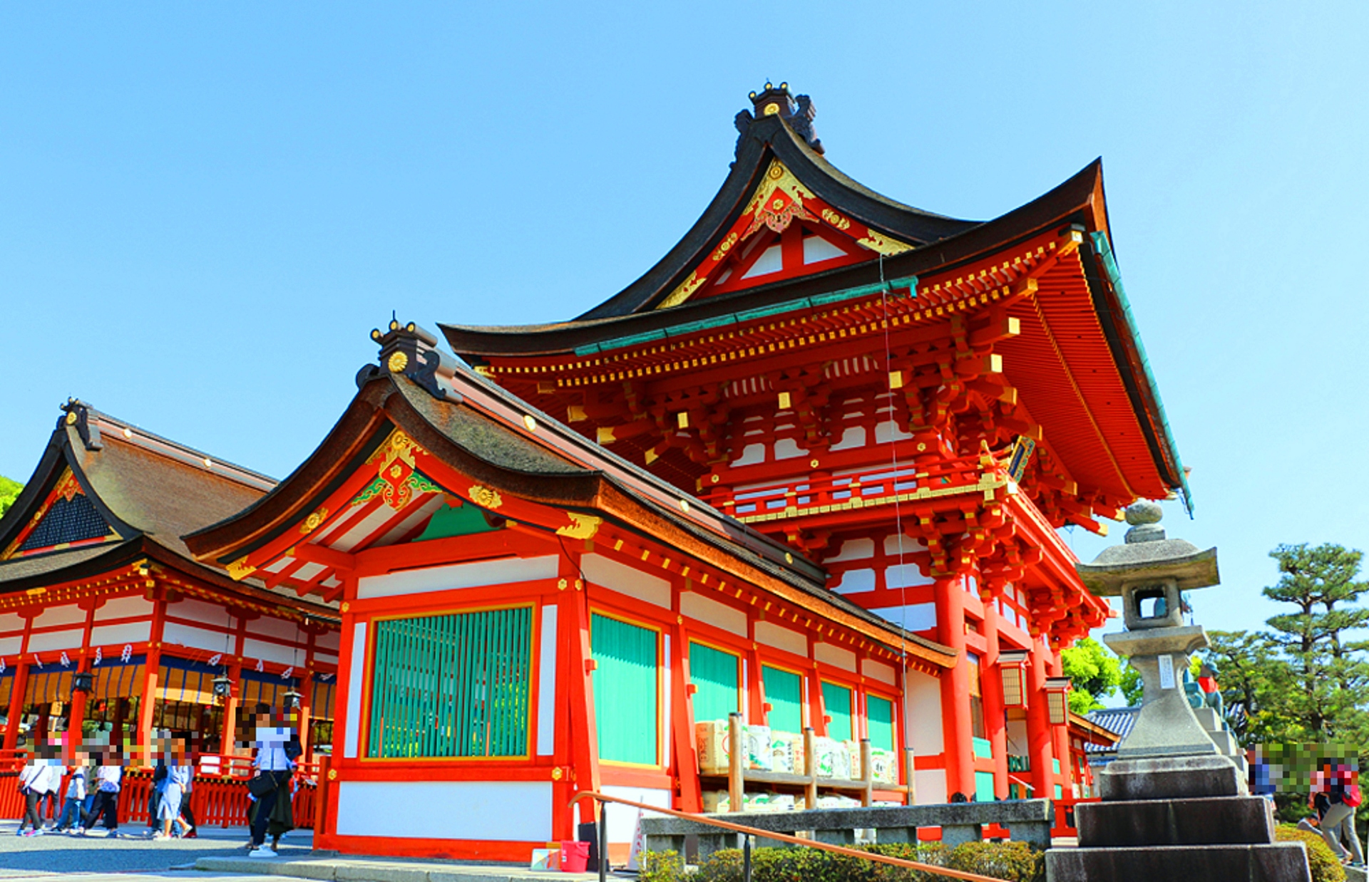 日本の風景 迎春 伏見稲荷 壁紙19x1238 壁紙館