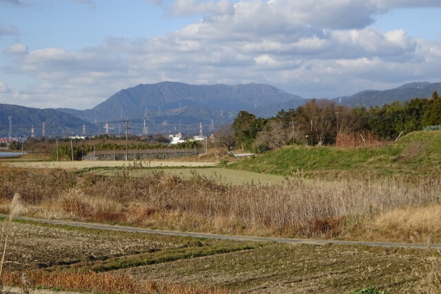 田舎の冬景色