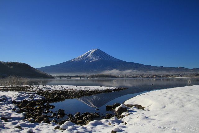 富士山雪景色