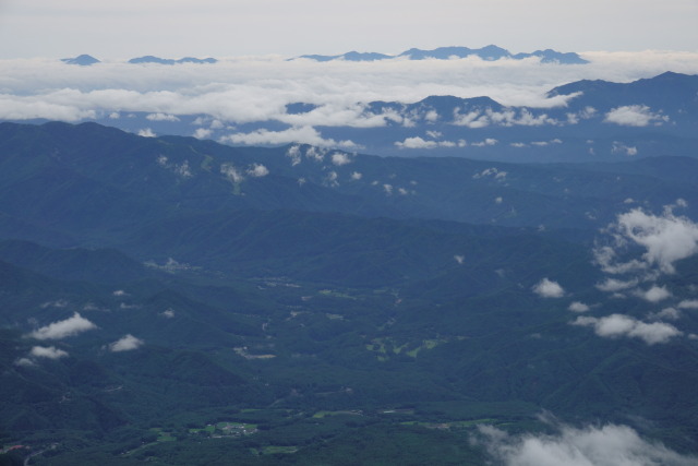 八ヶ岳を望む