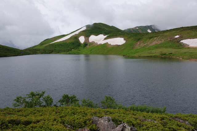 白馬大池にて