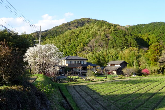 里の夕暮れ