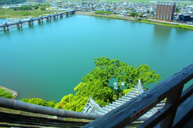 新緑の木曾川