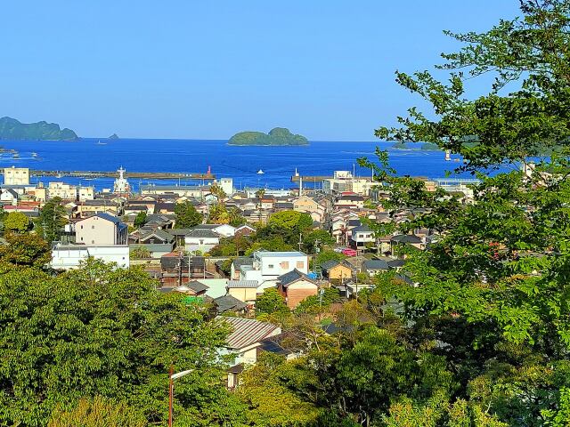 新緑の尾鷲港