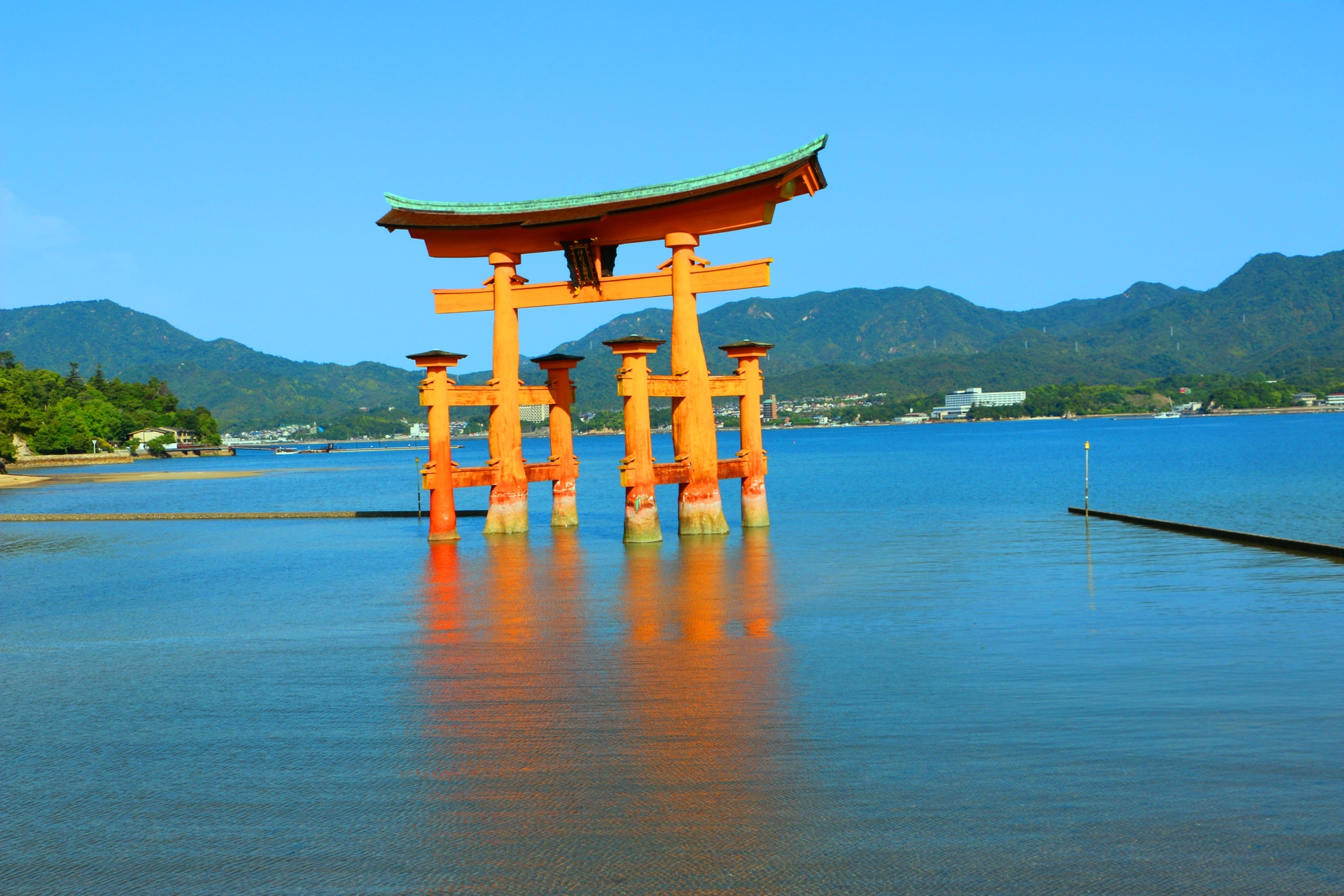 日本の風景 厳島神社 壁紙19x1280 壁紙館