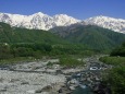 初夏の白馬三山