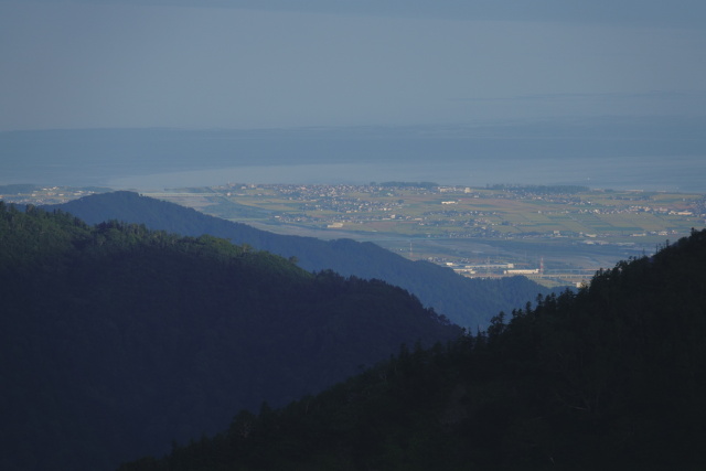 日本海を望む