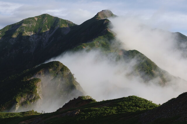 唐松岳稜線