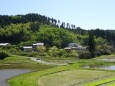 山間集落 田植えの季節