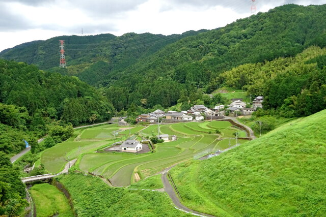 山村集落 梅雨の季節