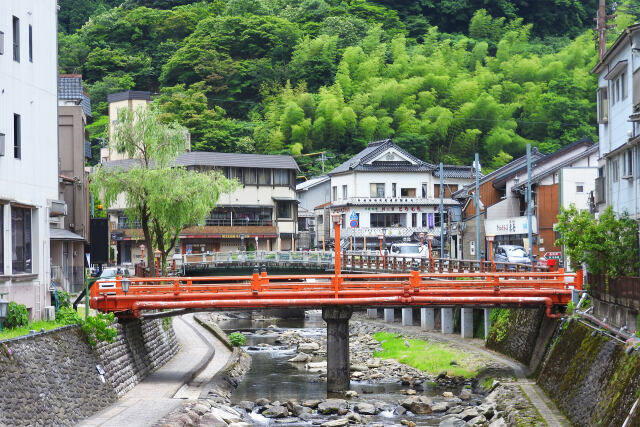 温泉街閑散 湯村