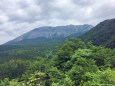 梅雨曇の大山