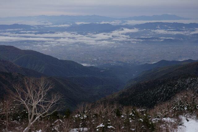 安曇野を望む