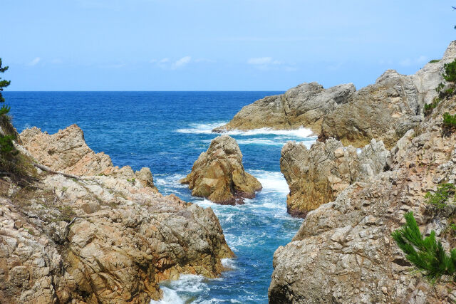 山陰海岸 夏 磯