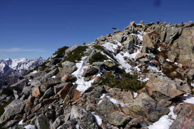 常念山頂