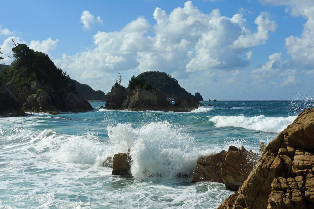 山陰海岸 初秋 海と空と雲 7