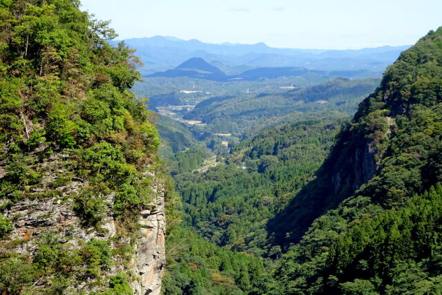 峡谷からの風景