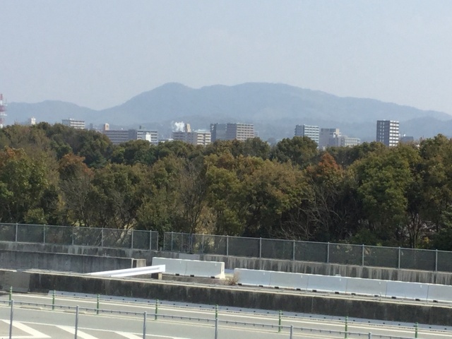 春霞の大牟田市のマンション群