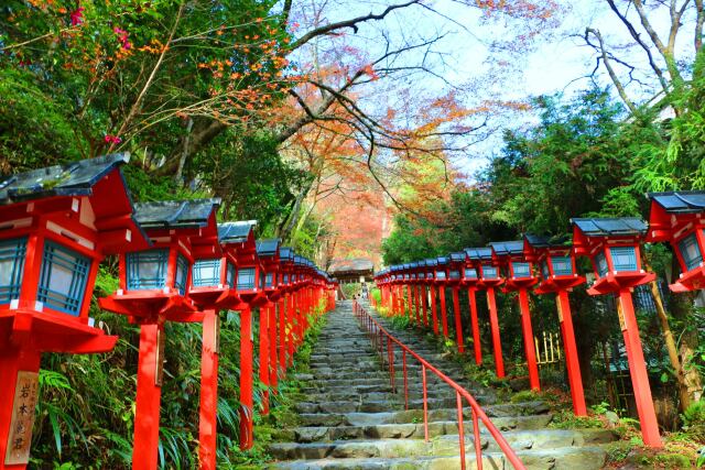 貴船神社秋