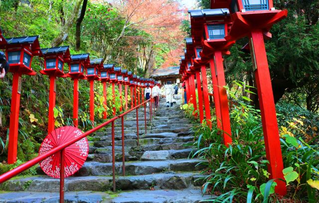 貴船神社秋