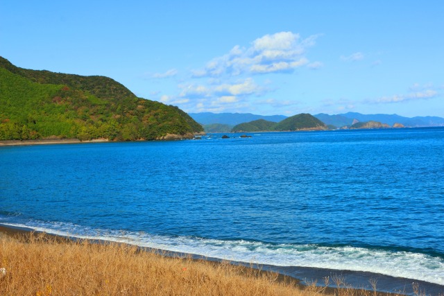 初冬の海