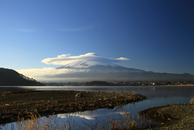 ふんわり笠雲