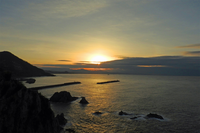 冬の海 10 夕暮れ