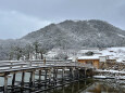 雪の鳥取城趾