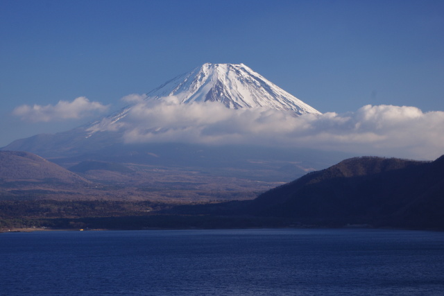 本栖湖からの富士山