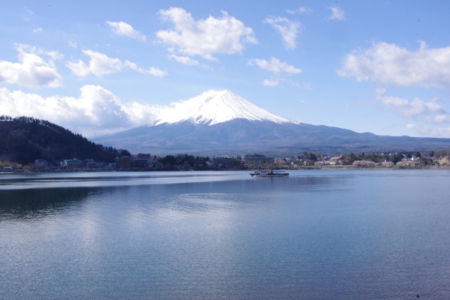 早春の富士山