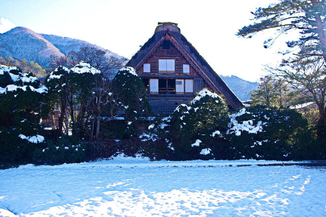 白川郷 雪景色