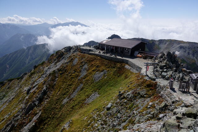 立山雄山にて