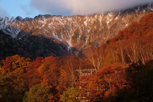 朝の扇沢