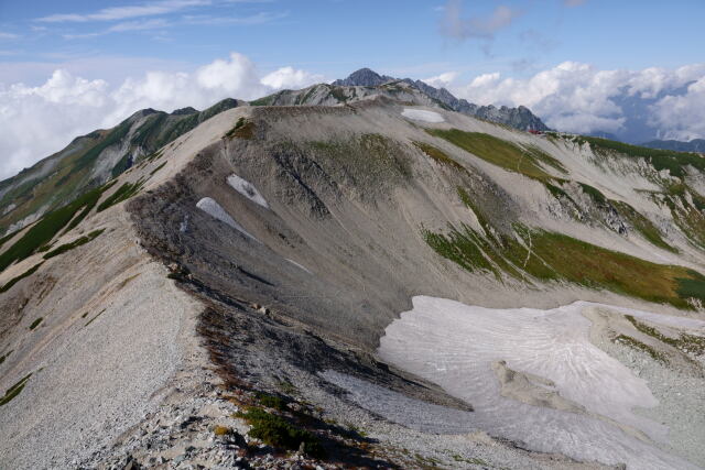 立山稜線にて