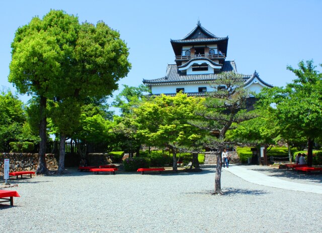 新緑の犬山城