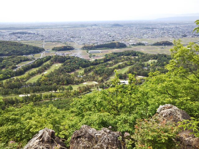 各務原権現山、道中より