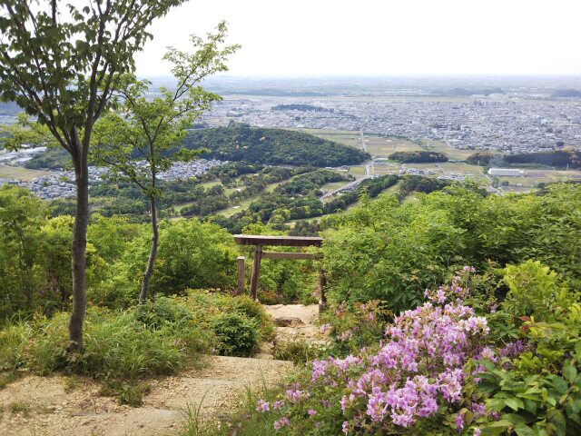 各務原権現山頂上より