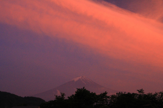 富士山夕焼け