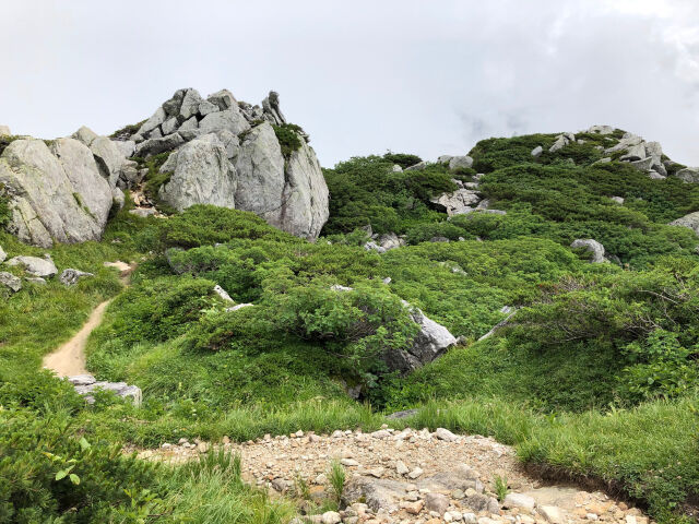 大日岳の日本庭園