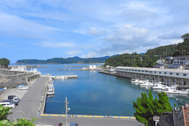 山陰海岸 夏 田後漁港 2